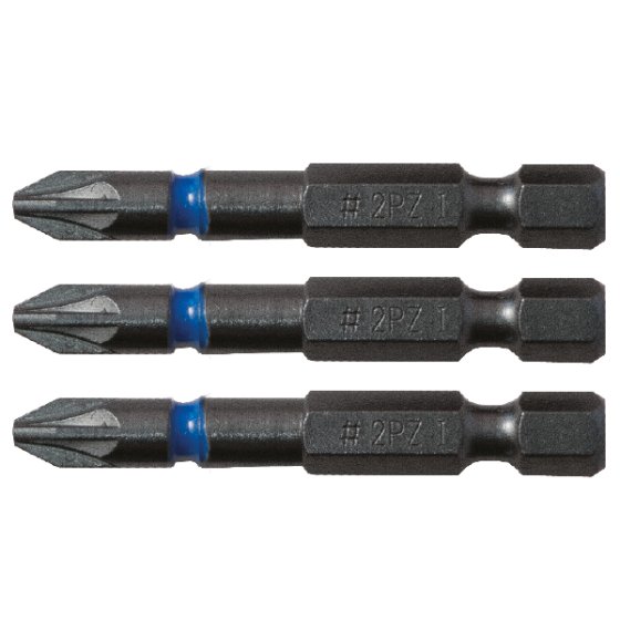 CK Blue Steel Screwdriver Bit Set 3 Pieces, Phillips