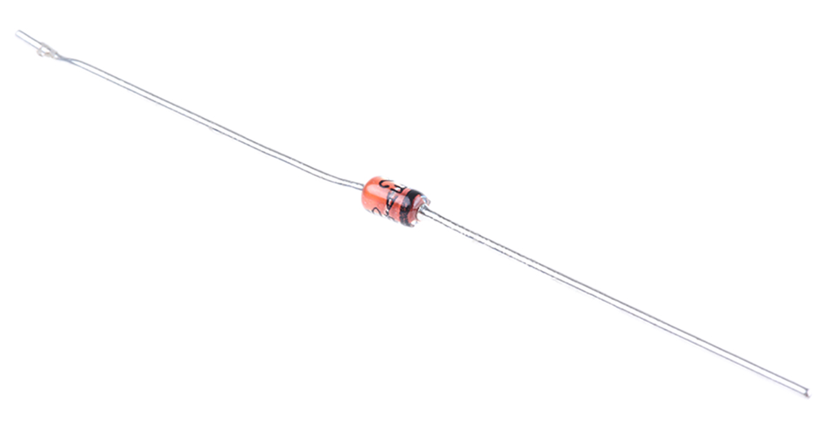 onsemi, 10V Zener Diode 5% 1 W Through Hole 2-Pin DO-41