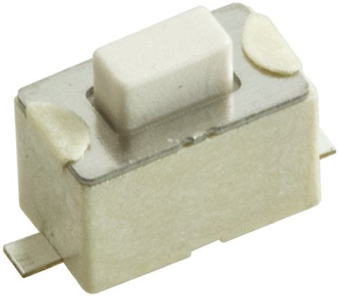 Wurth Elektronik White Tactile Switch, SPST 50 mA @ 12 V dc 1.5mm Surface Mount