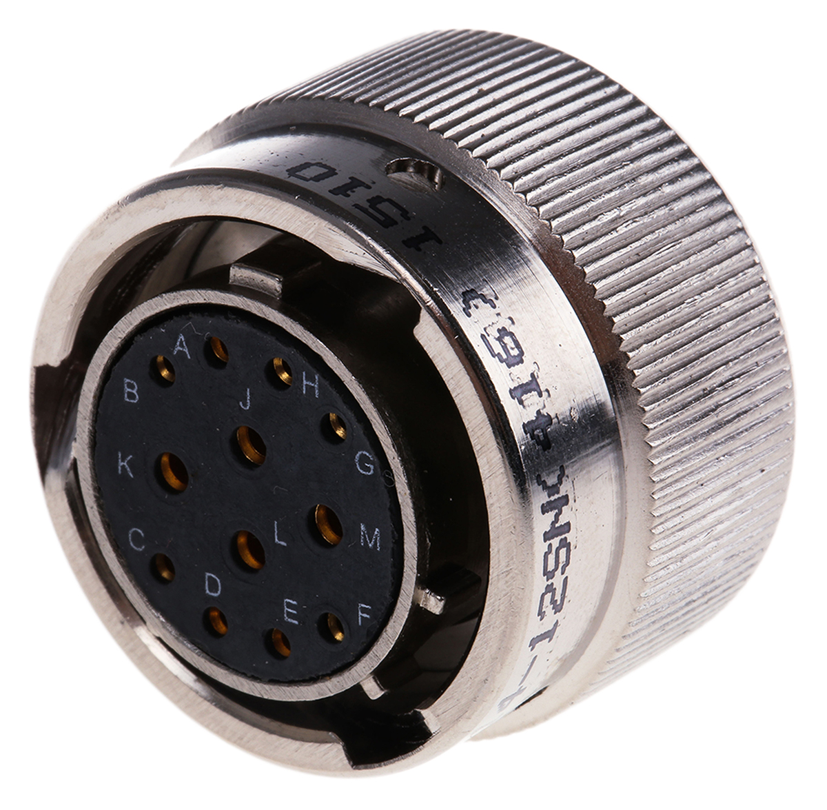 Amphenol Limited, 62GB, Nickel Iron Alloy 12 Way Cable Mount MIL Spec Circular Connector Plug, Socket Contacts,Shell
