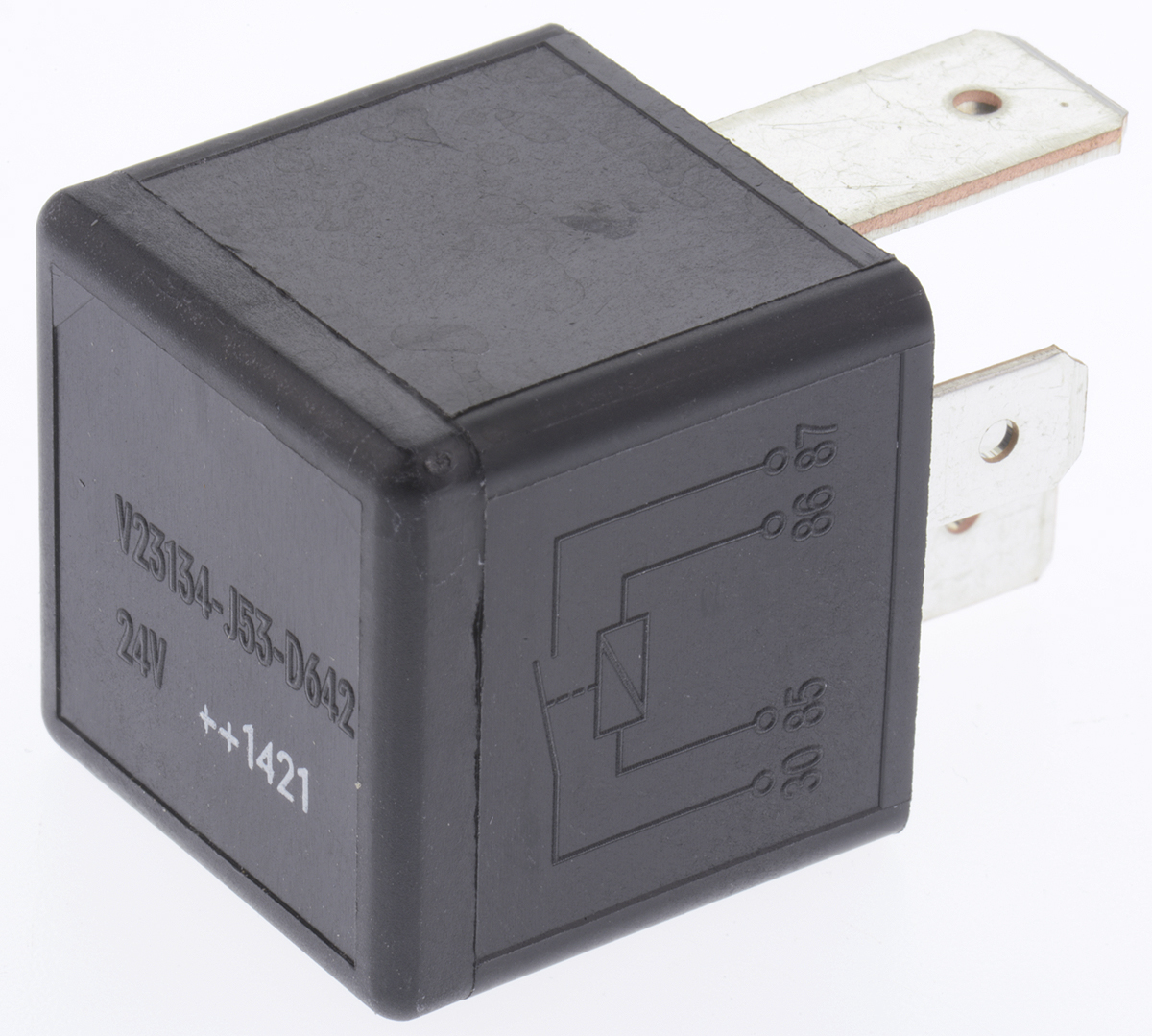 TE Connectivity Panel Mount Automotive Relay, 24V dc Coil Voltage, 25A Switching Current, SPST