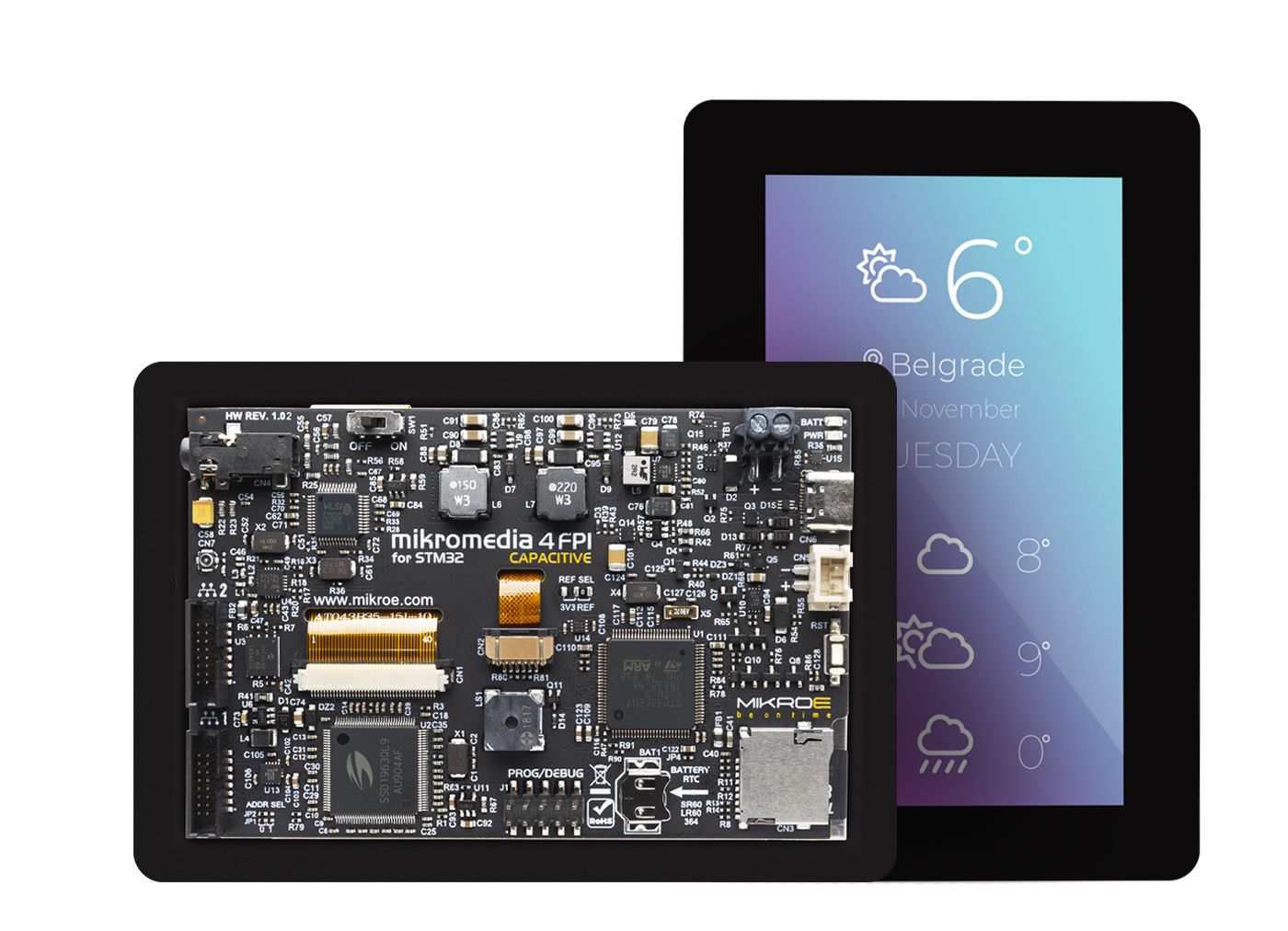 MikroElektronika MIKROE-4314 TFT LCD Display Module / Touch Screen, 4.3in, 480 x 270pixels