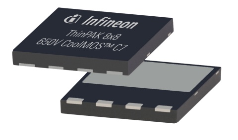 Infineon CoolMOS C7 Type N-Channel MOSFET, 15 A, 650 V Enhancement, 5-Pin VSON IPL65R130C7AUMA1