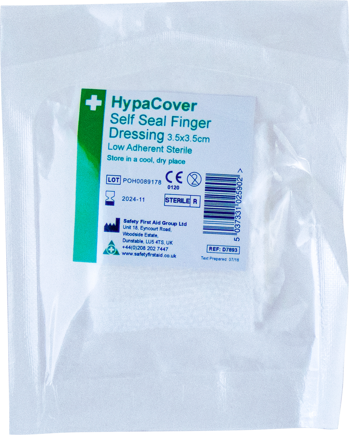 RS PRO Wound Dressing Finger dressing, 12 Per Package