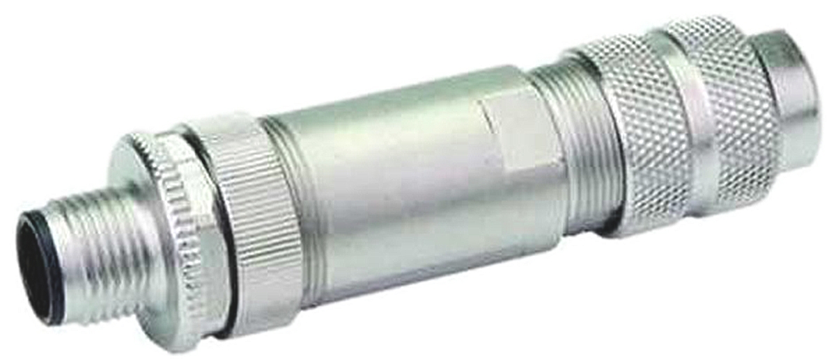 Telegartner Circular Connector, 4 Contacts, Cable, M12 Connector, Plug, Female, IP67, M12 Series