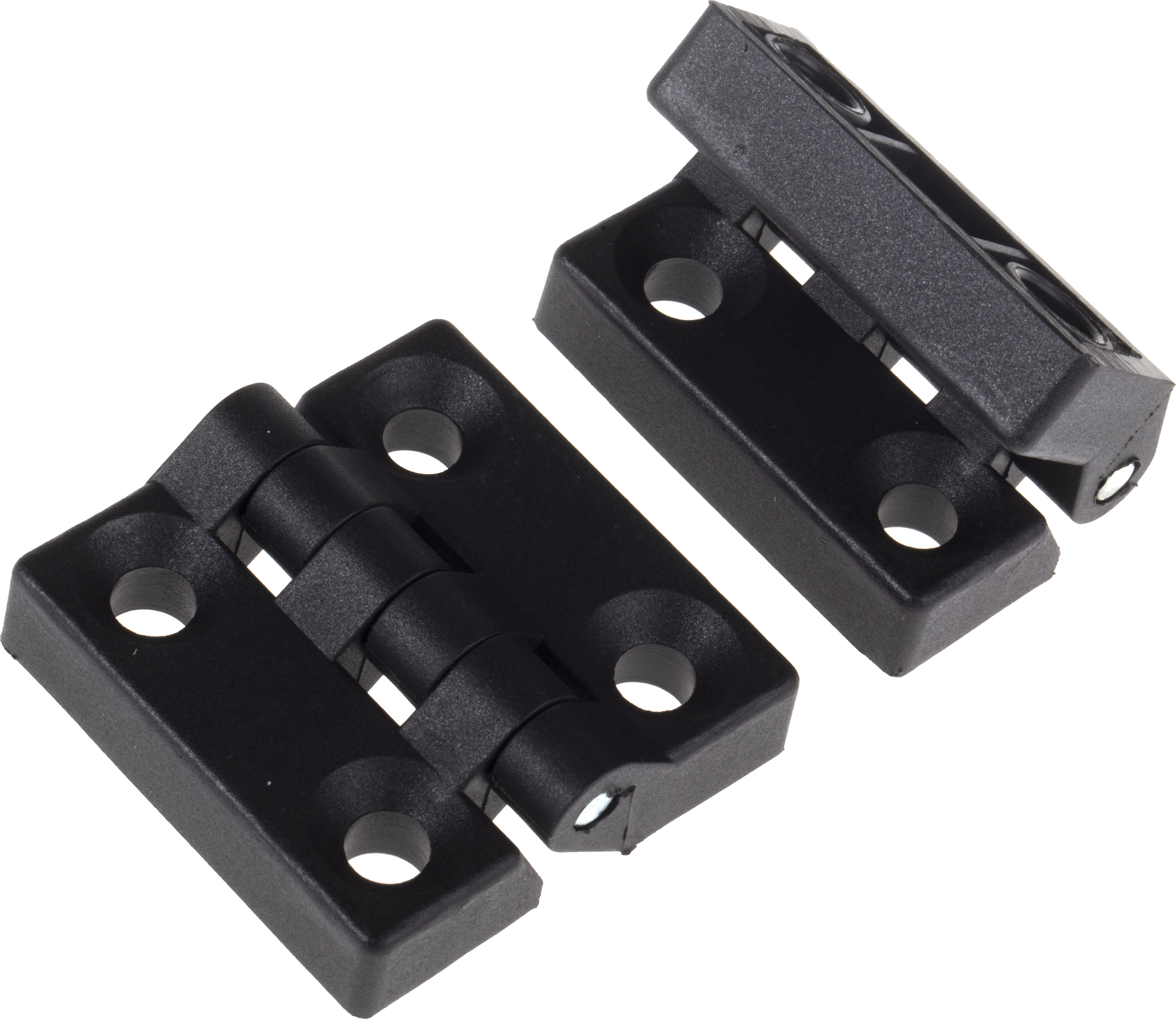 RS PRO Nylon Butt Hinge, Screw Fixing, 48mm x 48mm x 10.5mm