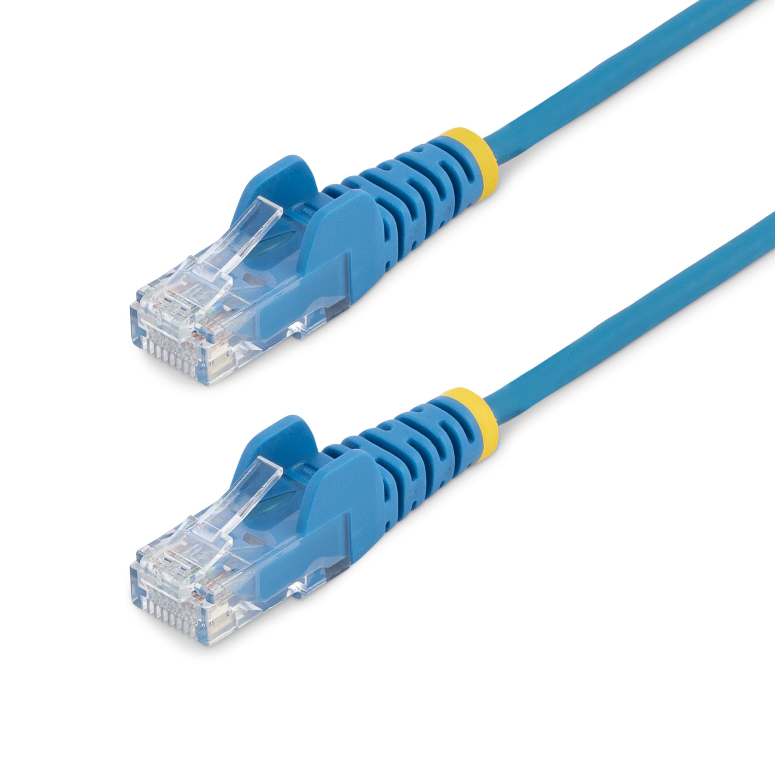 StarTech.com, 2m Cat6, Blue RJ45 to Male RJ45 Male, U/UTP Unshielded, Terminated PVC Sheath