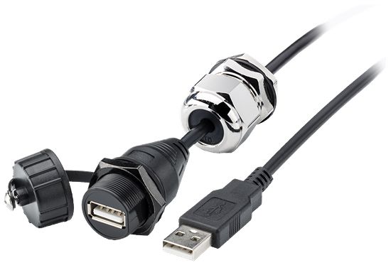Siemens USB 2.0, Female USB A to Male USB A, 2.5m