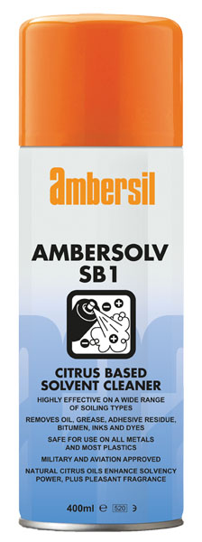 Ambersil Ambersolv SB1 Solvent Based Degreaser 400 ml Aerosol