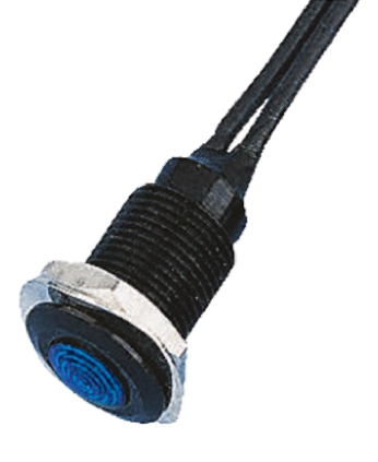 Oxley Blue Panel Mount Indicator, 24V ac, 10.2mm Mounting Hole Size, Lead Wires Termination, IP66