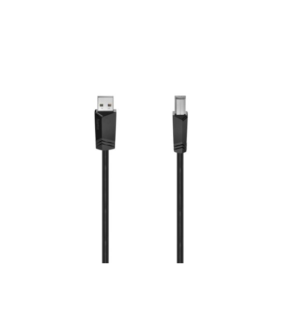 Hama USB 2.0, Male USB A to Male USB B, 480Mbps, 3m