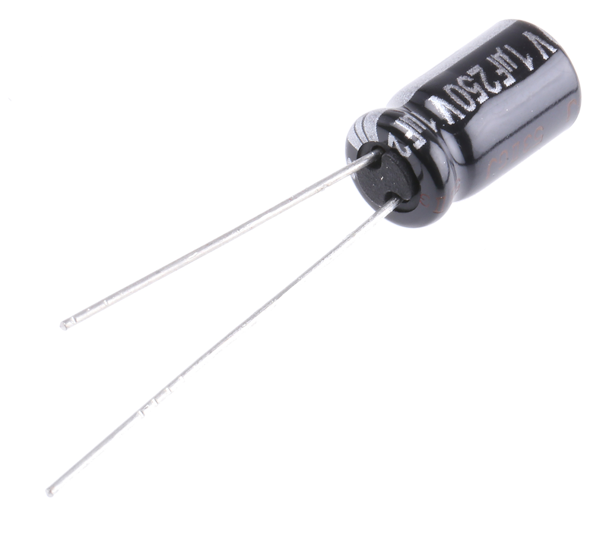 Panasonic 1μF Aluminium Electrolytic Capacitor 250V dc, Radial, Through Hole - ECA2EHG010