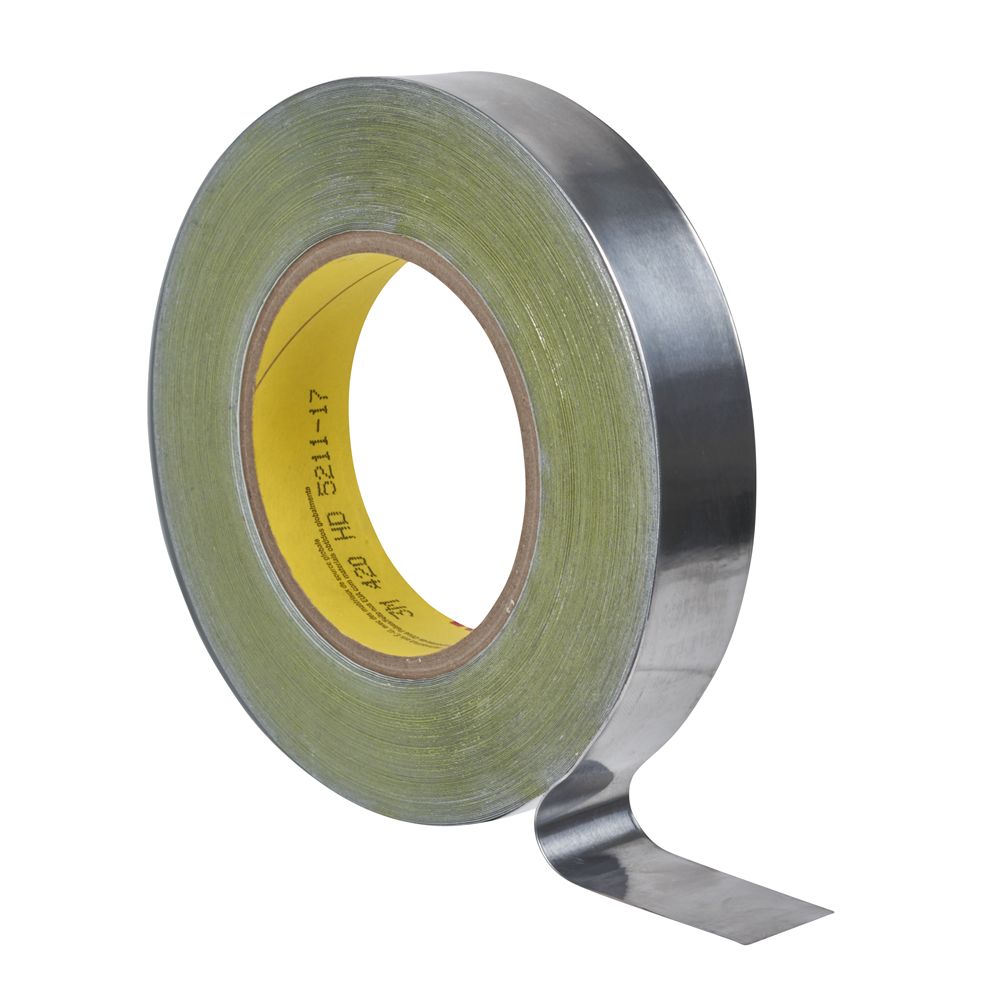 3M 425 Conductive Aluminium Tape, 12mm x 55m