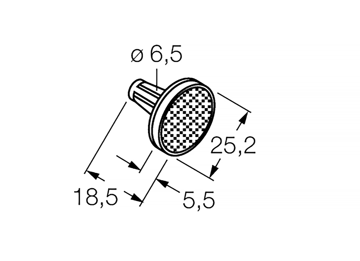 Banner Sensor Reflector for Use with VALU-BEAM 915 Series Sensor