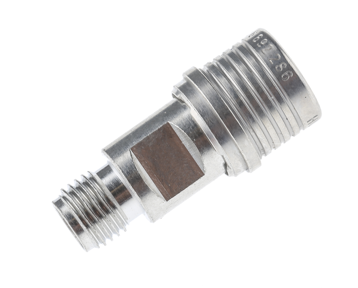 Huber+Suhner Straight 50Ω RF Adapter QMA Plug to SMA Socket 6GHz