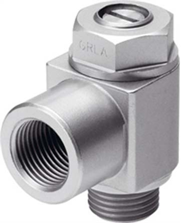 Festo GRLA Series Threaded Exhaust Valve, G 1/8 Inlet Port x G 1/8 Outlet Port, 151165