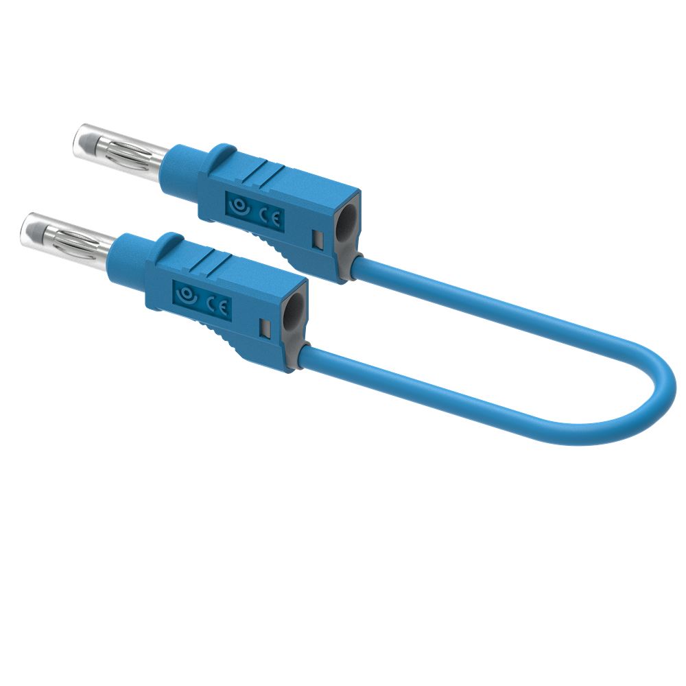 Electro PJP Plug, 12A, 600V, Blue, 2m Lead Length