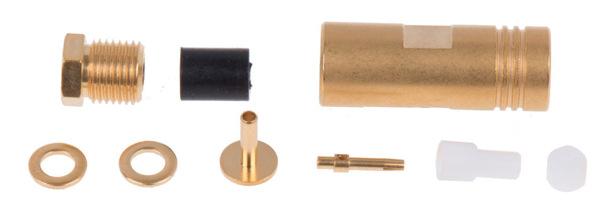 Radiall, Plug Cable Mount SMB Connector, 50Ω, Clamp Termination, Straight Body