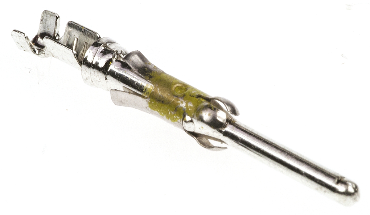 TE Connectivity Male Crimp Circular Connector Contact, Contact Size 16, Wire Size 24 → 20 AWG