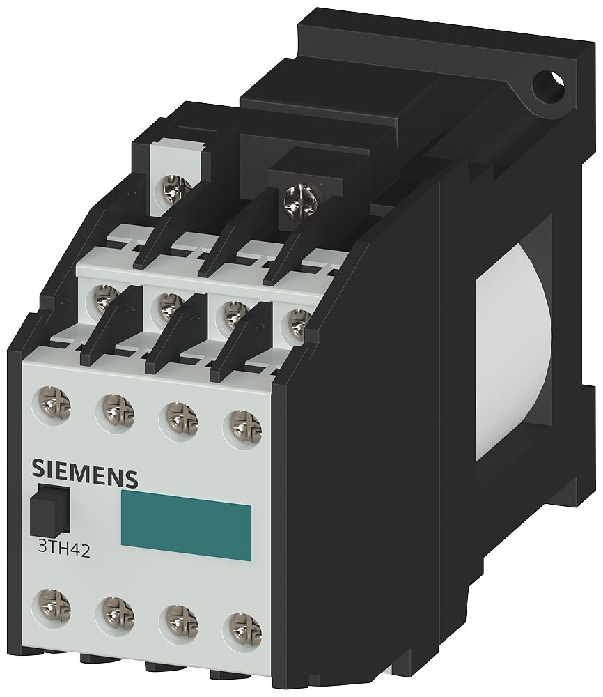 Siemens SIRIUS 3TH4 Contactor Relay, 110 V dc Coil, 8-Pole, 6 A, 2NC + 6NO