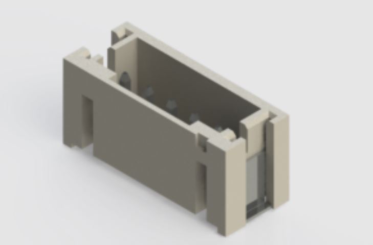 EDAC 140 Series Vertical Surface PCB Header, 5 Contact(s), 2 mm Pitch, 1 Row, Shrouded