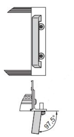 nVent SCHROFF Front Handle, 249 x 40 x 12.2mm