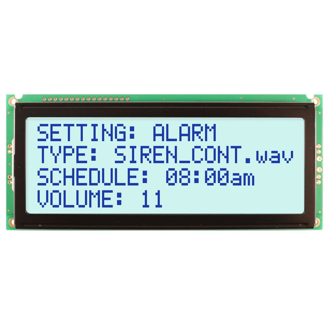 NEWHAVEN DISPLAY INTERNATIONAL NHD-0420E2Z-FSW-GBW Alphanumeric LCD Alphanumeric Display, White on Grey, 4 Rows by 20