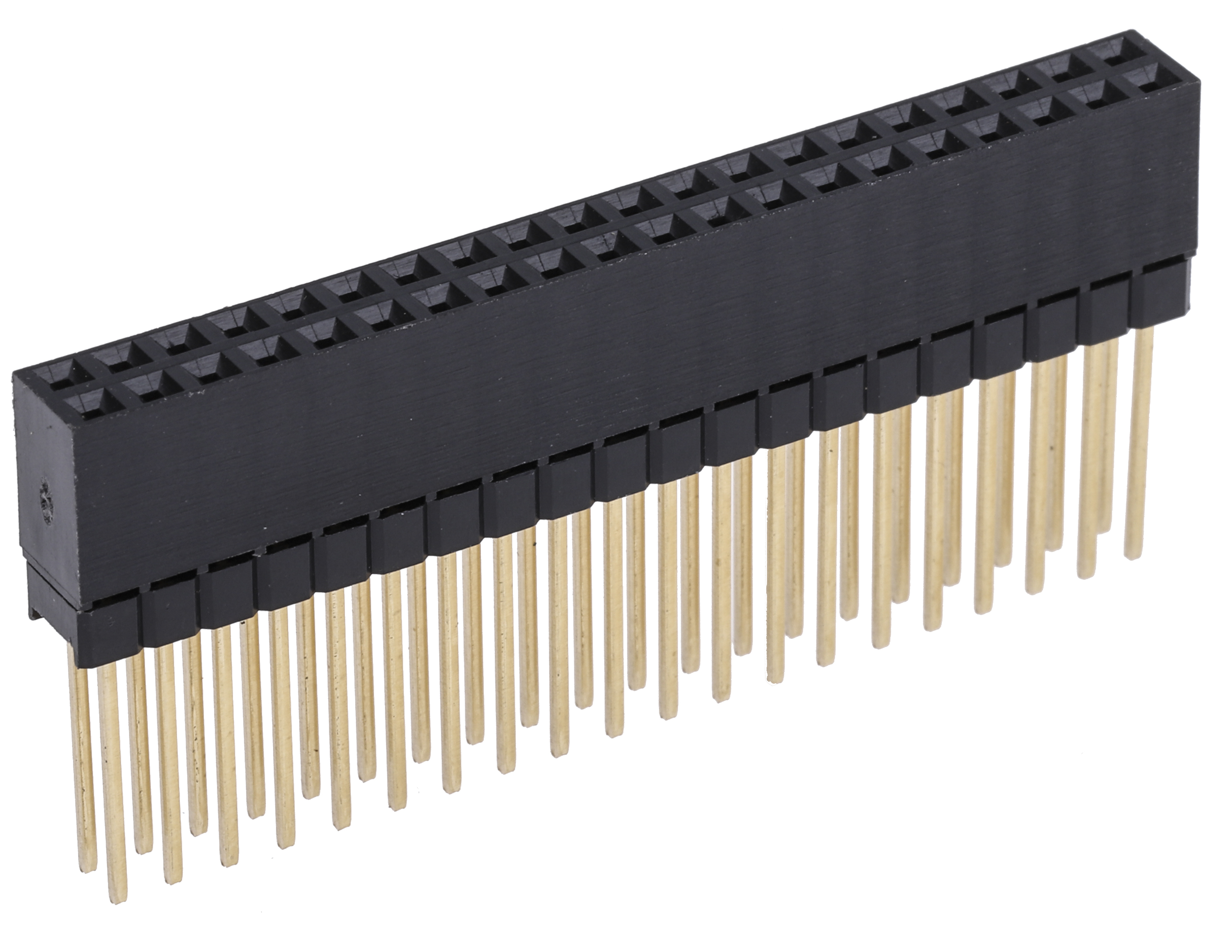 HARWIN Straight Through Hole Mount PCB Socket, 40-Contact, 2-Row, 2.54mm Pitch, Solder Termination