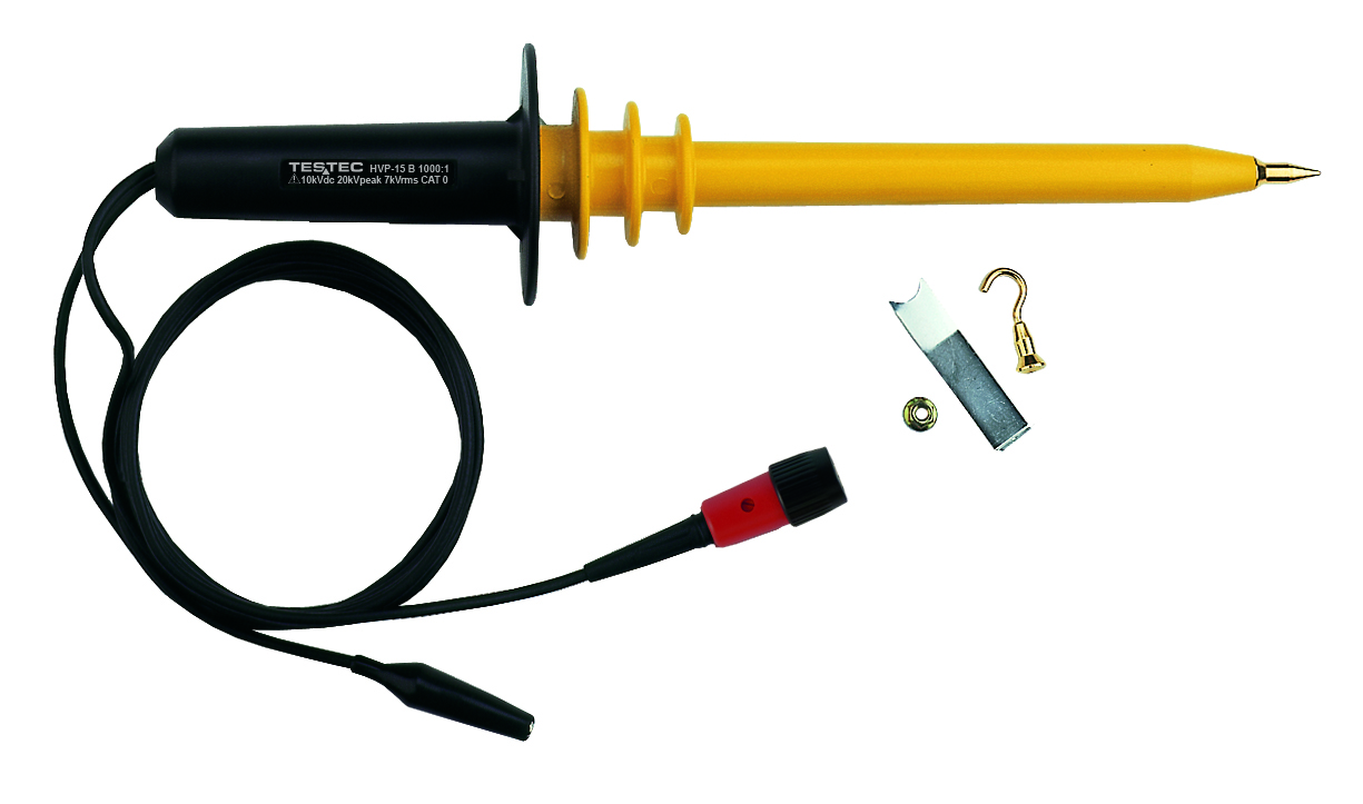 Testec TT-HVP 15B Oscilloscope Probe, Voltage Type, 40MHz, 1000:1, BNC Connector