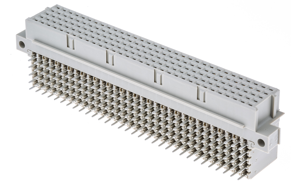 ERNI ERNIPRESS 160 Way 2.54mm Pitch, Type TE Class C2, 5 Row, Right Angle DIN 41612 Connector, Socket