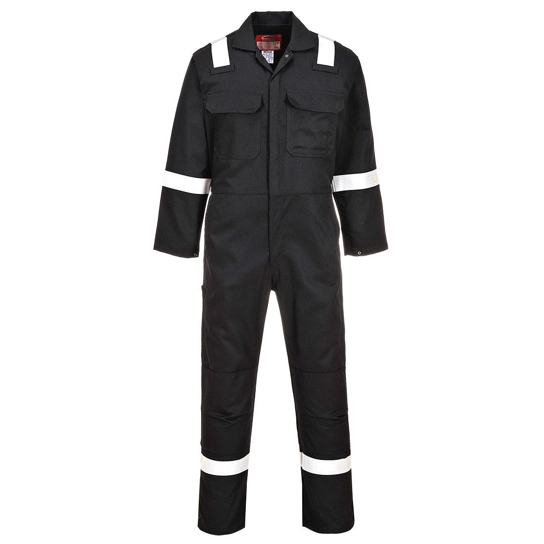 Portwest Navy Reusable Hi Vis Overalls, XL