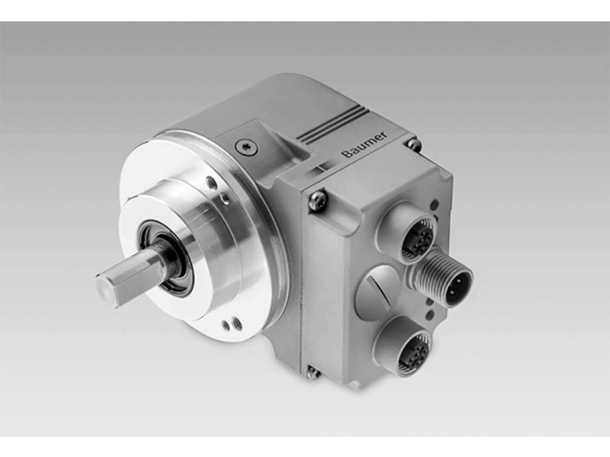 Baumer EAL580 Series Optical Absolute Encoder, Solid Type, 10mm Shaft