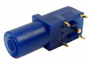 RS PRO Blue Female Banana Socket, 4 mm Connector, Solder Termination, 24A, 1000V, Gold Plating