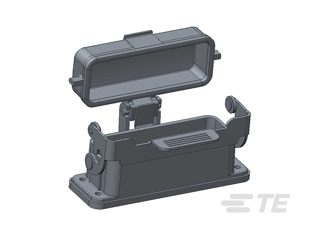 TE Connectivity HDC Heavy Duty Power Connector Housing, Bottom Entry