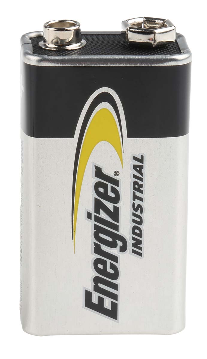 Energizer Industrial Alkaline 9V Batteries PP3
