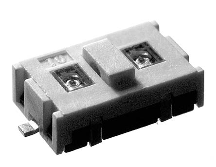 KNITTER-SWITCH Illuminated Push Button Switch, Momentary, PCB, SPST, Green, Red LED, 12V dc