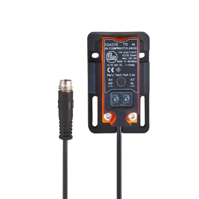 ifm electronic Capacitive Rectangular Proximity Sensor, 12 mm Detection, PNP NO/NC, 10 → 30 V dc