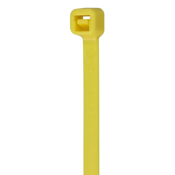 NEMIQ Cable Tie, , 368mm x 7.6 mm, Yellow Nylon, Pk-50