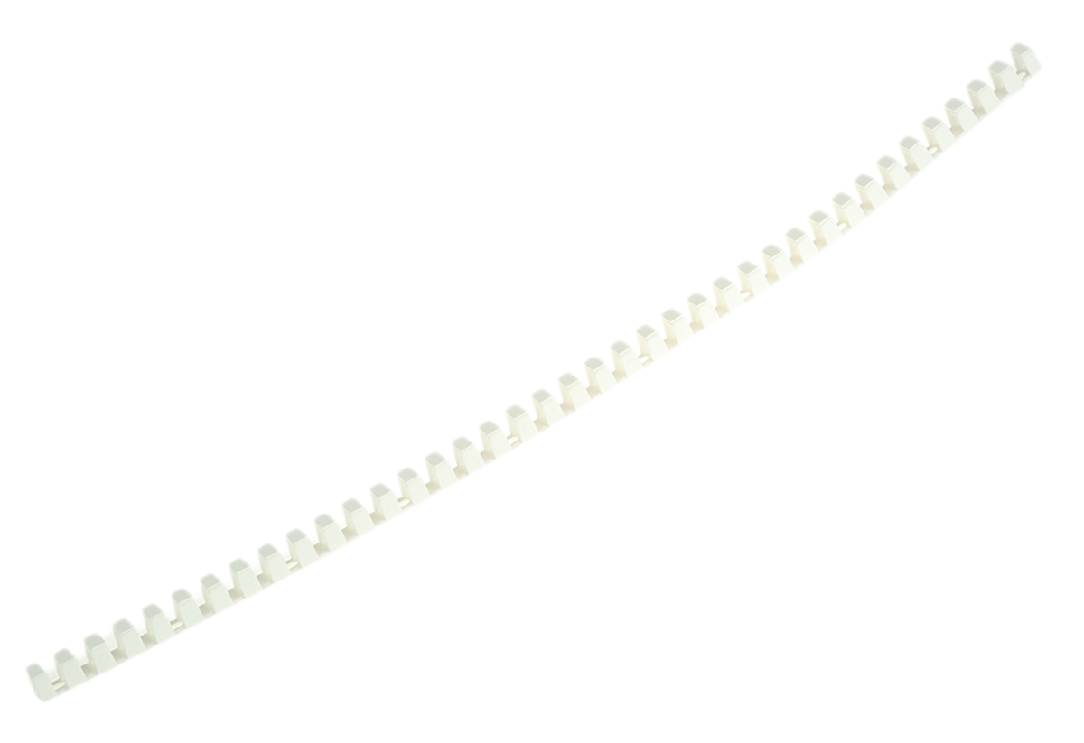 HellermannTyton HelaDuct Flex10 White Slotted Flexible Panel Trunking - Flexible Slot, W11 mm x D13.5mm, L0.5m,