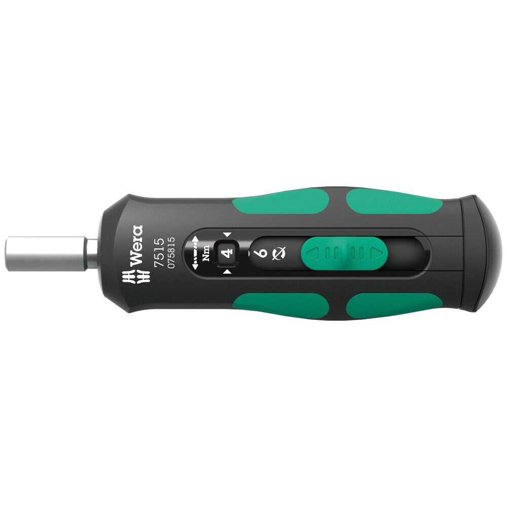 Wera Speed Torque Screwdriver Hex Torque Screwdriver, 2 → 6Nm, 1/4 in Drive
