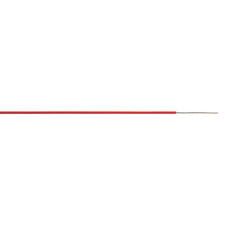 AXINDUS KZ Series Red 0.22 mm² Hook Up Wire, 24 AWG, 250m, PTFE Insulation, KZ0405R