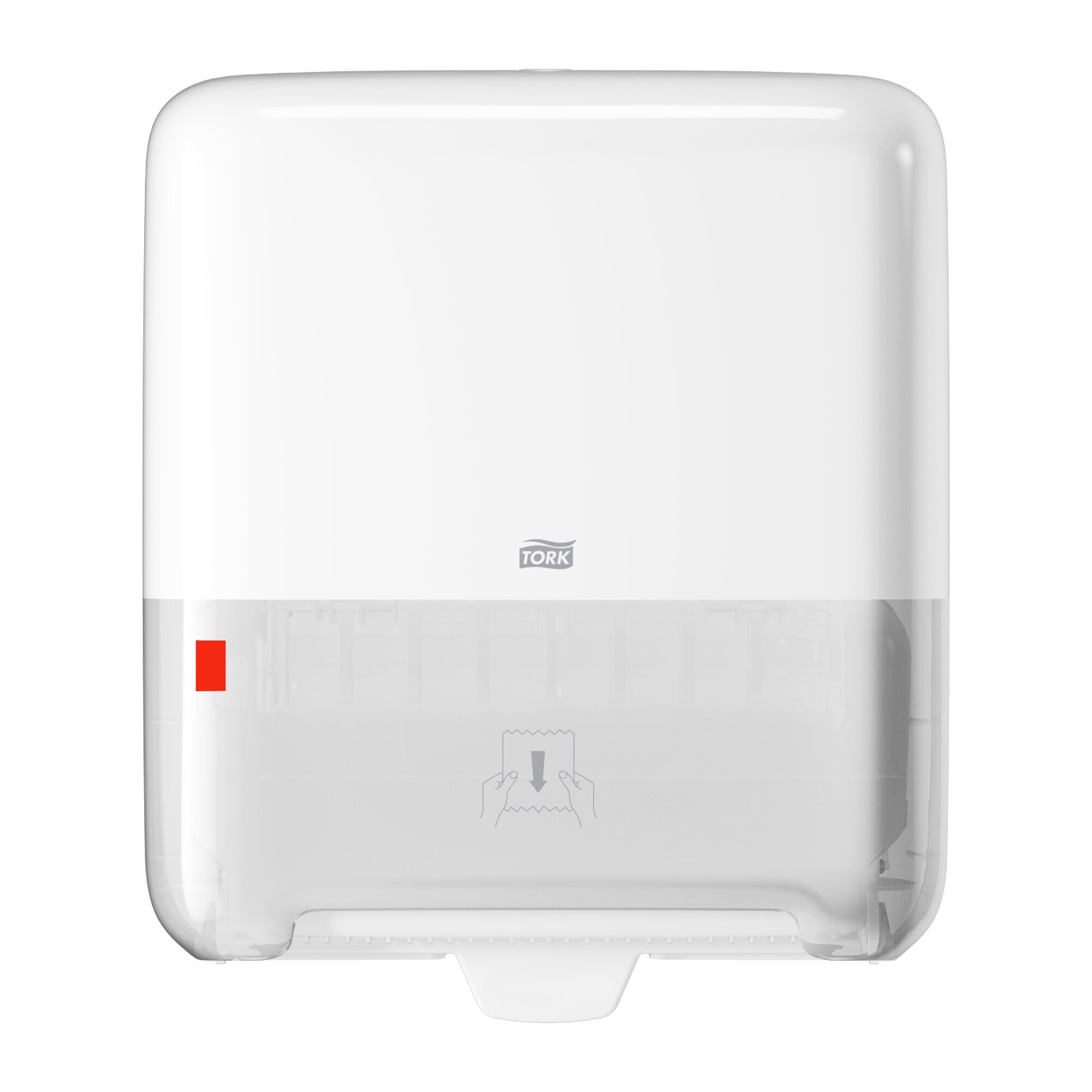 Tork Plastic White Wall Mounting Paper Towel Dispenser, 203mm x 372mm x 337mm