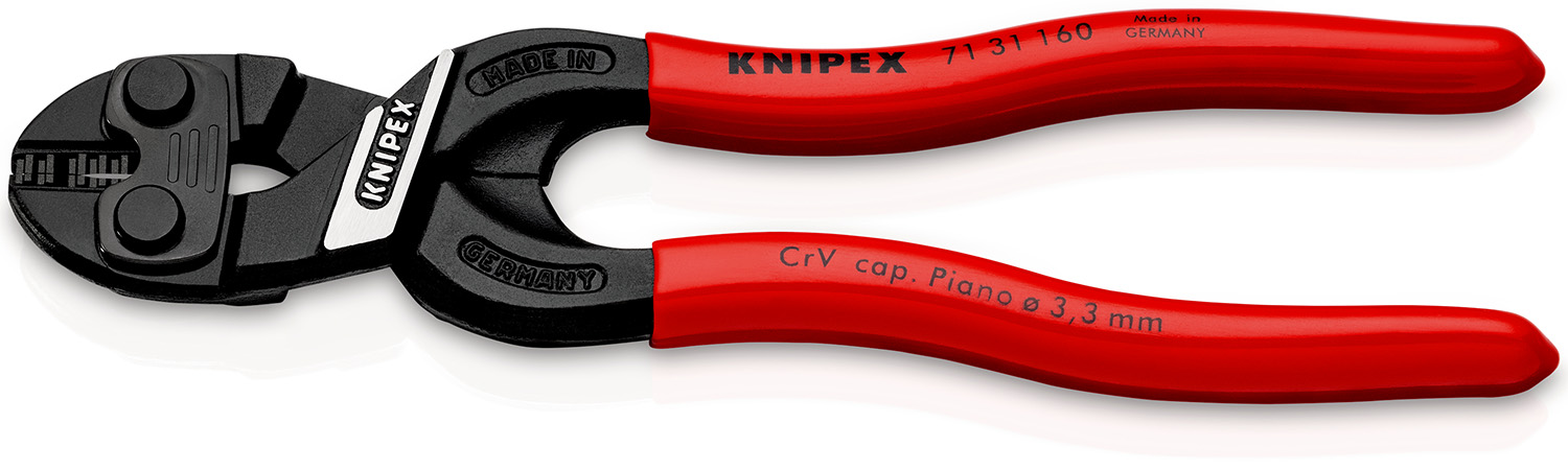 Knipex 71 31 160 160 mm High Performance Chrome Vanadium Steel Bolt Cutter