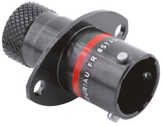 Souriau Sunbank by Eaton Circular Connector, 2 Contacts, Panel, Standard Connector, Socket, Male, IP67, 8STA Series