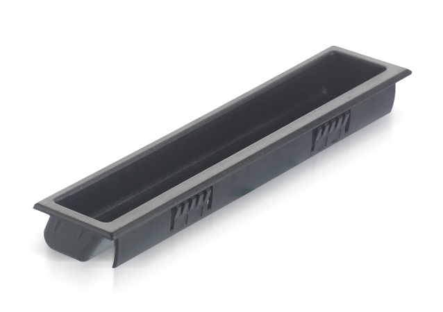 Savigny Black Powder Coating Polyamide Handle 19 mm Height, 36.3mm Width, 93.5mm Length