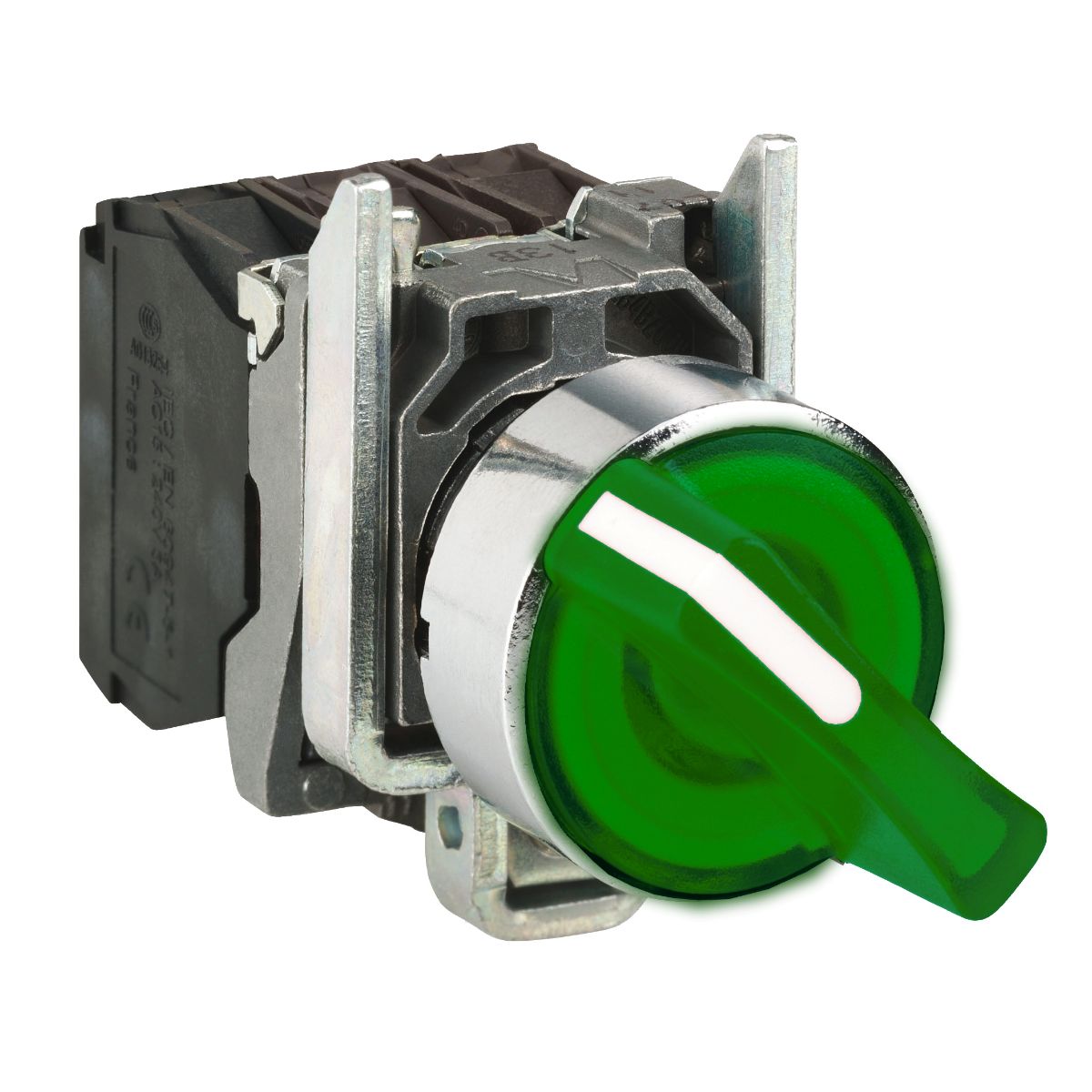 Schneider Electric Knob Selector Switch - (SPDT) 22mm Cutout Diameter, Illuminated 3 Positions