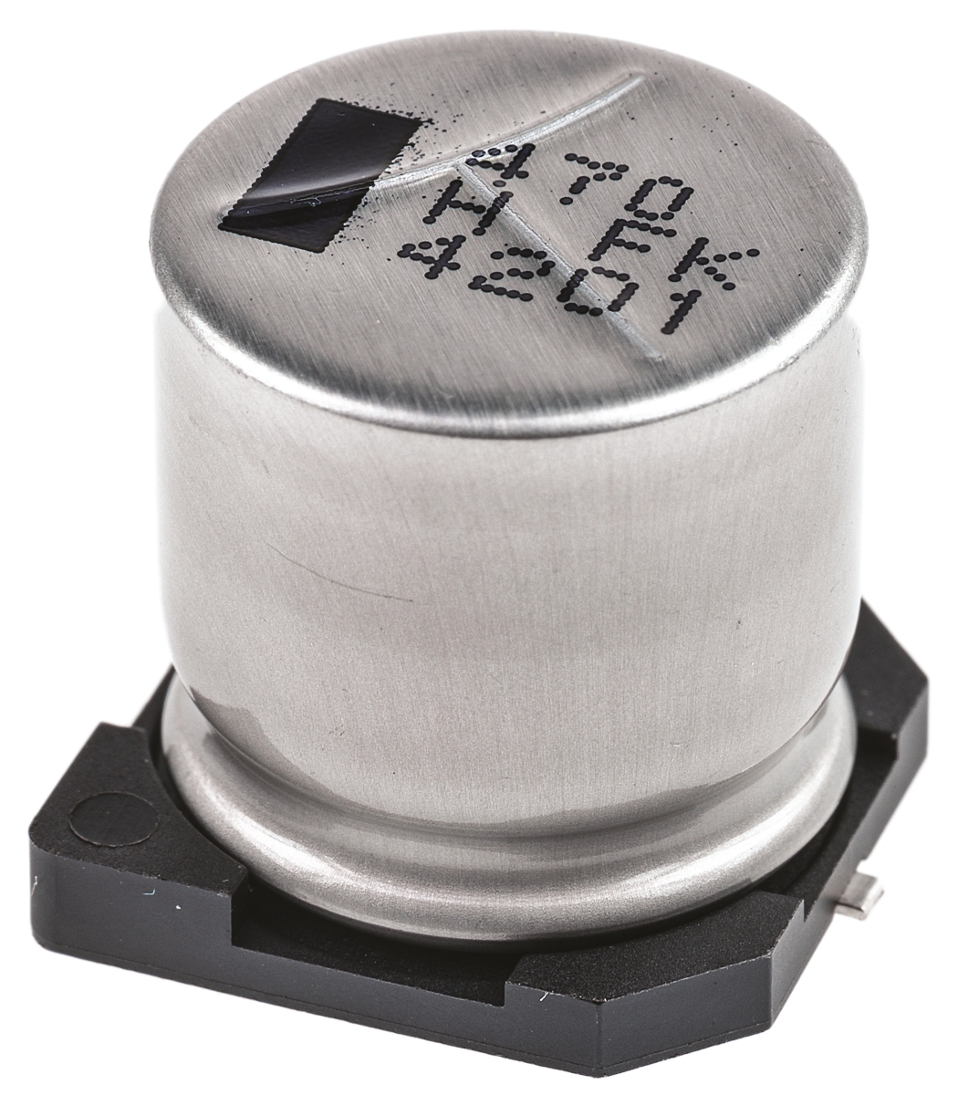 Panasonic 470μF Aluminium Electrolytic Capacitor 50V dc, Surface Mount - EEVFK1H471M