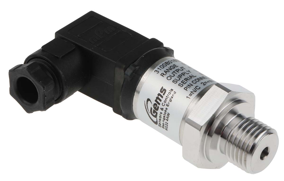 Gems Sensors for Air Fluid, Hydraulic Fluid, Hydraulic Oil, Oil Gauge