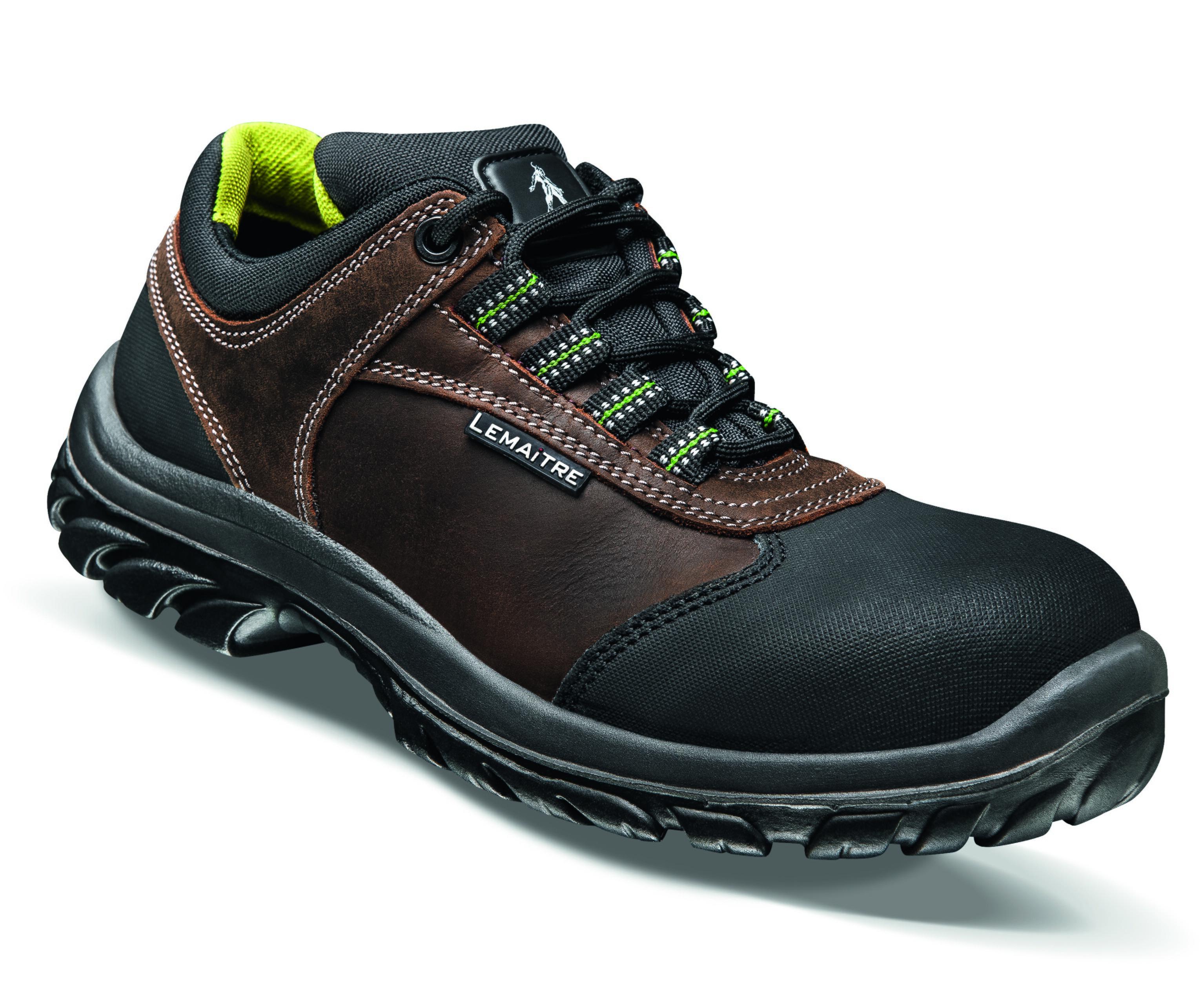 LEMAITRE SECURITE DAYTONA S3 Unisex Brown Polycarbonate Toe Capped Low safety shoes, UK 2, EU 35