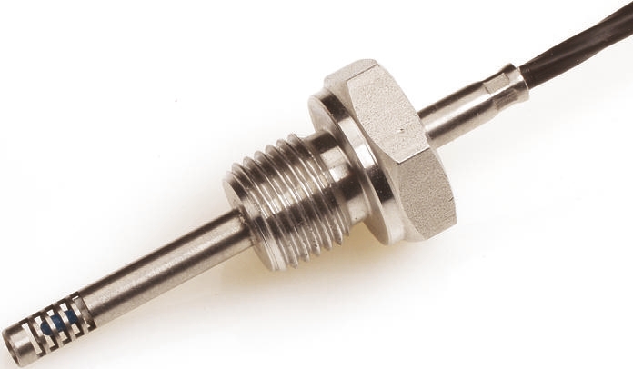Electrotherm PT100 RTD Sensor, 4.5mm Dia, 100mm Long, G1/4, F0.3 +200°C Max
